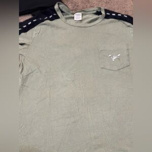 Victoria secret pink Green tshirt